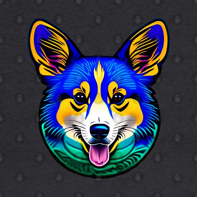 Corgi Blues by INLE Designs